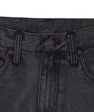 WEGO スプレーペイントストレートデニムパンツ ブラックその他