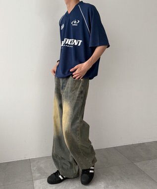 WEGO パイピングサッカーT（SS） ブルーその他