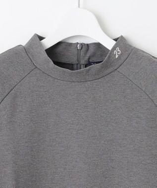 23区GOLF 一枚でスタイリングが完結！【WOMEN】【WEB限定】モックネック ワンピース 体型カバー グレー系
