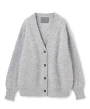 uncrave カシミヤファーニット カーディガン ライトグレー