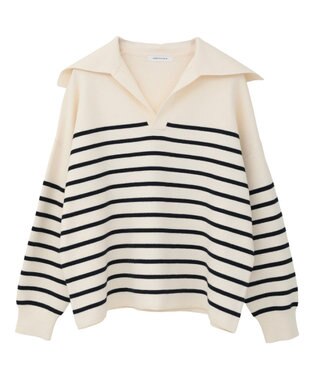 AMERICAN HOLIC セーラーカラーニットプルオーバー Ivory