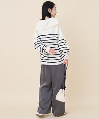 AMERICAN HOLIC セーラーカラーニットプルオーバー Ivory