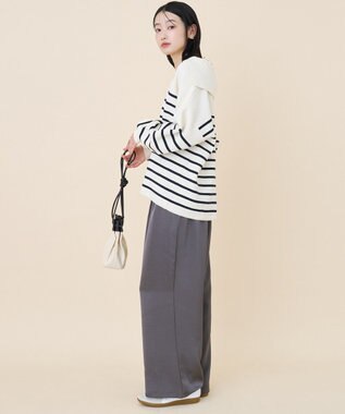 AMERICAN HOLIC セーラーカラーニットプルオーバー Ivory