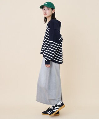 AMERICAN HOLIC セーラーカラーニットプルオーバー Navy