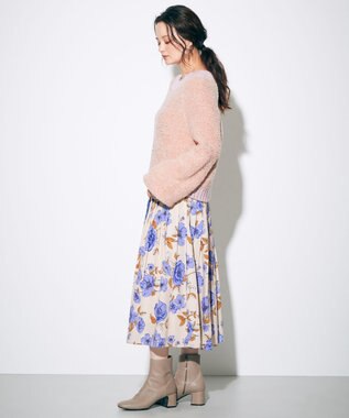 フラワープリントミディスカート / GRACE CONTINENTAL | ファッション  