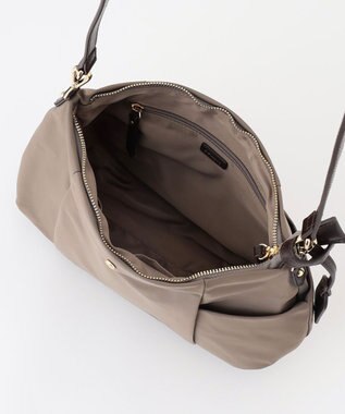 J.PRESS LADIES 【WEB限定カラーあり・2way】 ナイロン ショルダー バッグ ブラウン系
