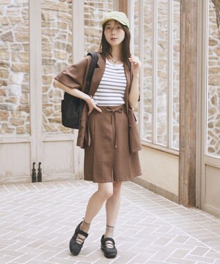 earth music&ecology ニットタンクトップ Ivory