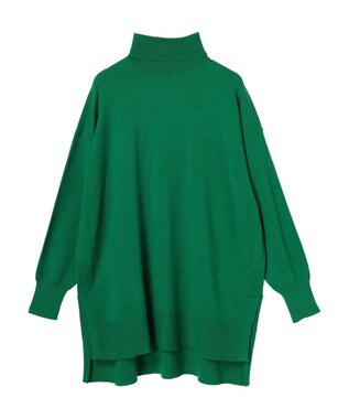 Green Parks もちやわ　タートルニットチュニック Green