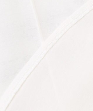 組曲 L 【加藤ローサさん着用】プリントロング Tシャツ ロゴホワイト系