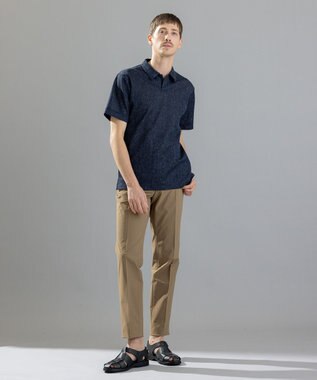 JOSEPH HOMME  リネンドビージャージー　スキッパー ネイビー系