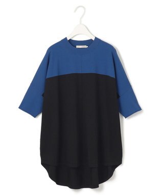 ICB L 【人気のため新色追加・接触冷感・UVカット・洗える】 VIS/NYハイゲージ プルオーバー ブルー×ブラック系