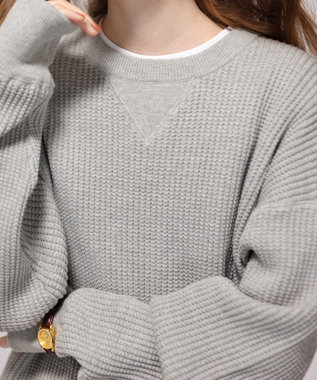 LENO THERMAL KNIT《UNISEX》ワッフルニット GRAY