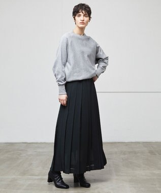 BEIGE， MOYE / プリーツスカート F Green×Black