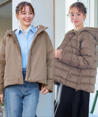 Tiaclasse リバーシブルダウンジャケット