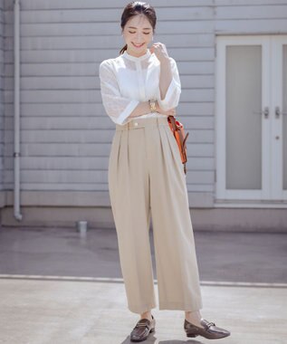 組曲 ラッセルレース ブラウス アイボリー系