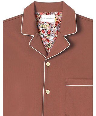 une nana cool 【綿100％】やわらか天竺メンズパジャマ　ＭＡＤＥ　ＷＩＴＨ　ＬＩＢＥＲＴＹ　ＦＡＢＲＩＣ EN