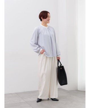 Te chichi シャイニーワイドパンツ(セットアップ可) オフホワイト