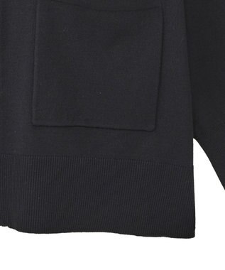 Green Parks アンチピリングゆるｚｉｐカーディガン Black