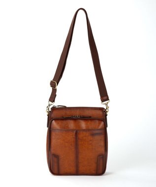 ACE BAGS & LUGGAGE LO HOMME PRESSE アルカイック 本革 日本製 ショルダーバッグ 縦型 71882 ロ・オム・プレッセ ブラウン