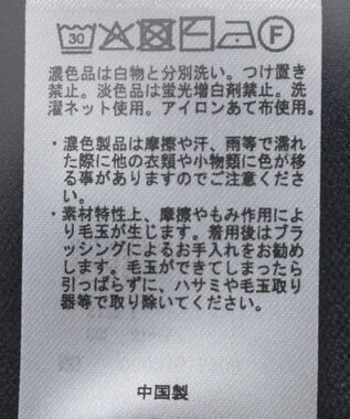 Green Parks アンチピリングゆるｚｉｐカーディガン Black