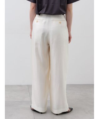 Te chichi シャイニーワイドパンツ(セットアップ可) オフホワイト