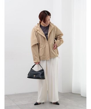 Te chichi シャイニーワイドパンツ(セットアップ可) オフホワイト