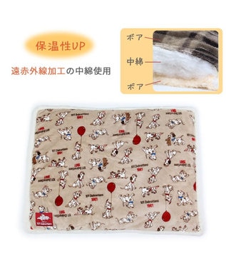 PET PARADISE ディズニー 101匹わんちゃん 遠赤外線 ボアマット 《風船柄》  80×60cm 風船柄