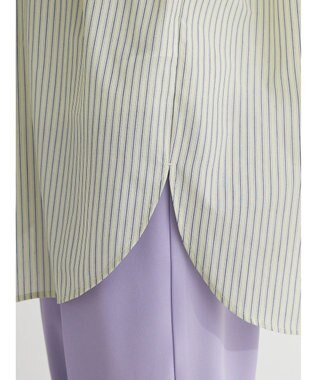 Green Parks ゆったり衿つきシャツ Stripe