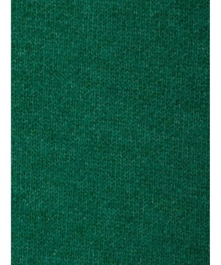 Green Parks スウェット風フード付ニットプルオーバー Green