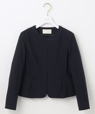 ANY SIS S 【低身長企画】ライトドビー ジャケット ネイビー