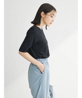 Green Parks ・ＳＵＧＡＲ　ＳＰＯＯＮ　２ｗａｙハーフスリーブＴＥＥ Black