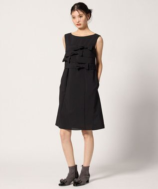 TOCCA 【洗える・消臭・吸水速乾・接触冷感・UVケア】RIBBON KNOT DRESS ドレス ブラック系