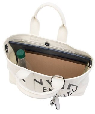 LANVIN en Bleu ジャーナル 2wayトートバッグ アイボリー