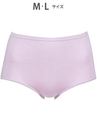 WACOAL ショーツ はきこみ丈ふかめ オーガニックコットン混(本体) 超長綿を使用(本体) 【ボディスエード】 レディース PPC301 /ワコール ラベンダー