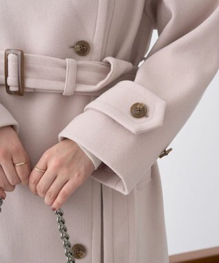 earth music&ecology 3WAYカラーロングコート Light Beige