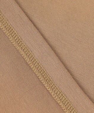 J.PRESS MEN ダウンファブリック モックネック Tシャツ ベージュ系