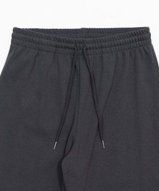 WEGO 【ユニセックス着用ITEM/MLサイズ展開/ウエストゴム】ボンディングスウェットパンツ ブラック中濃色