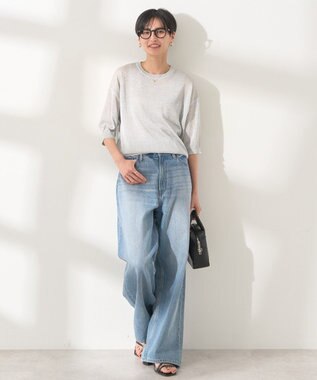 AMERICAN HOLIC ラメシアーニット Light Gray