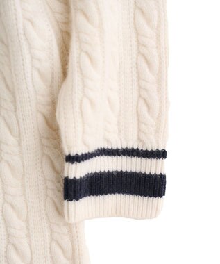 J.PRESS MEN 【J.PRESS ORIGINALS × CLUEL】チルデンニットワンピース ホワイト系