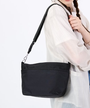 LeSportsac SMALL BUCKET BAG/リサイクルドブラックJP リサイクルドブラックJP