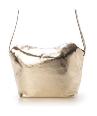 UNBILLION カシュカシュ cachecache / 2wayフラップショルダー ゴールド