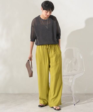 AMERICAN HOLIC ラメシアーニット Charcoal Gray