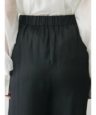 Green Parks AnriettMusee シアータックワイドパンツ Black