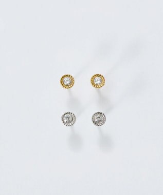 Phoebe 【金属アレルギー対応】プチシャイニングピアス　ゴールド/サージカルステンレス ゴールド