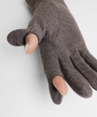 ORuKuBET moist - stella【保湿・抗菌・吸湿発熱・日本製・タッチパネル対応】 ブラウン