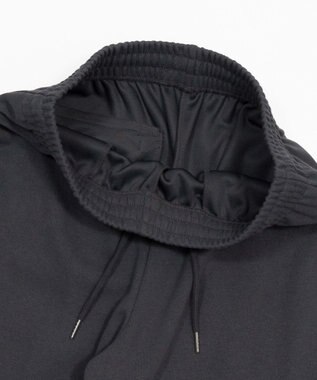 WEGO 【ユニセックス着用ITEM/MLサイズ展開/ウエストゴム】ボンディングスウェットパンツ ブラック中濃色