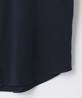 JOSEPH ABBOUD 【イージーケア】快適な着心地 ジャージーシャツ ネイビー系