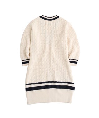 J.PRESS MEN 【J.PRESS ORIGINALS × CLUEL】チルデンニットワンピース ホワイト系