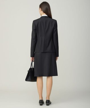 ICB L 【新色追加・セットアップ対応】Bahariye ノーカラージャケット ブラック系