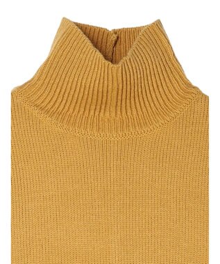 Green Parks ・Ｐｅｔｉｔ　Ｆｌｅｕｒ　タートルバックスリットニット Yellow